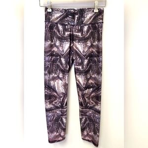 Terez Purple Sequin Leggings Small